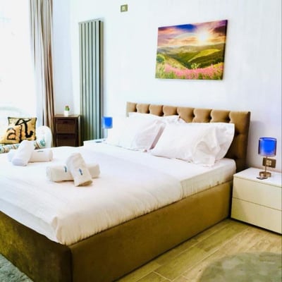 Аренда комфортных 3-комнатных апартаментов с видом на море, 89 м², в районе Мамая, Констанца, Румыния